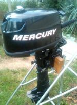 Krasny mercury hp 4takt, kratka noha. ako nový len za 629, - eur